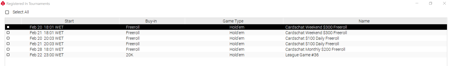 Poker freeroll passwords