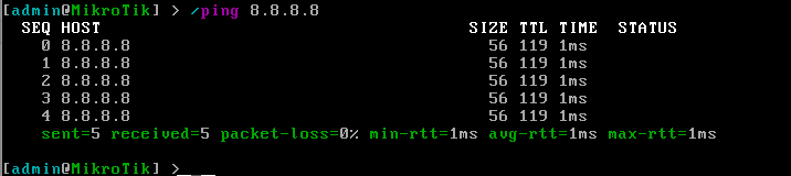 mikrotik ping