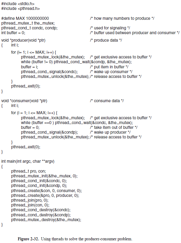 Implement a multi-threaded producer-consumer problem | Chegg.com