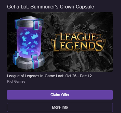 Claim a free League of Legends Summoner's Crown Capsule with