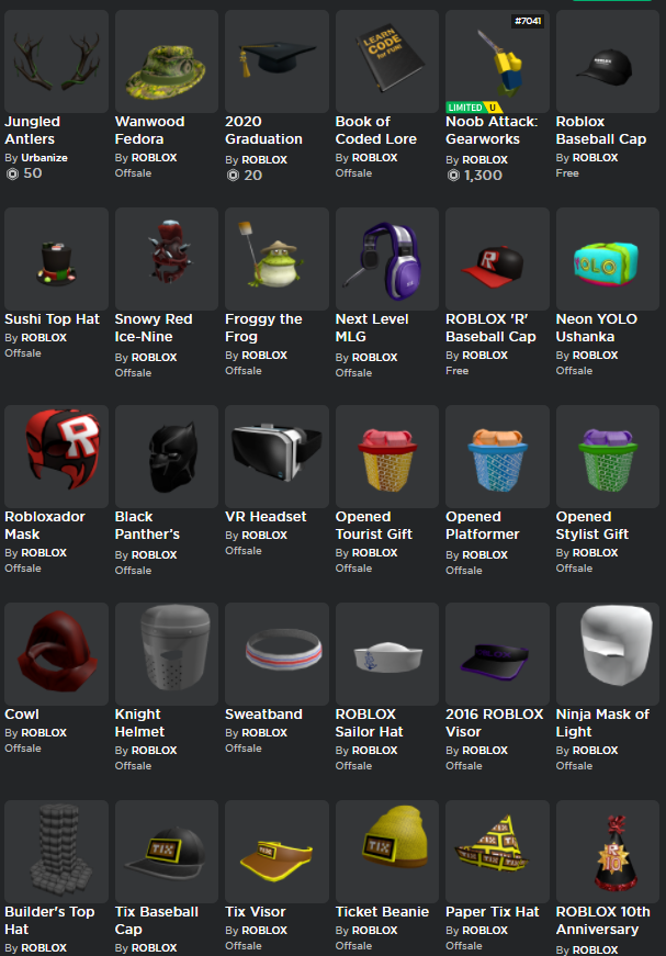 Selling - OBC Lifetime Account(Has 8 pages of rare hats including ...