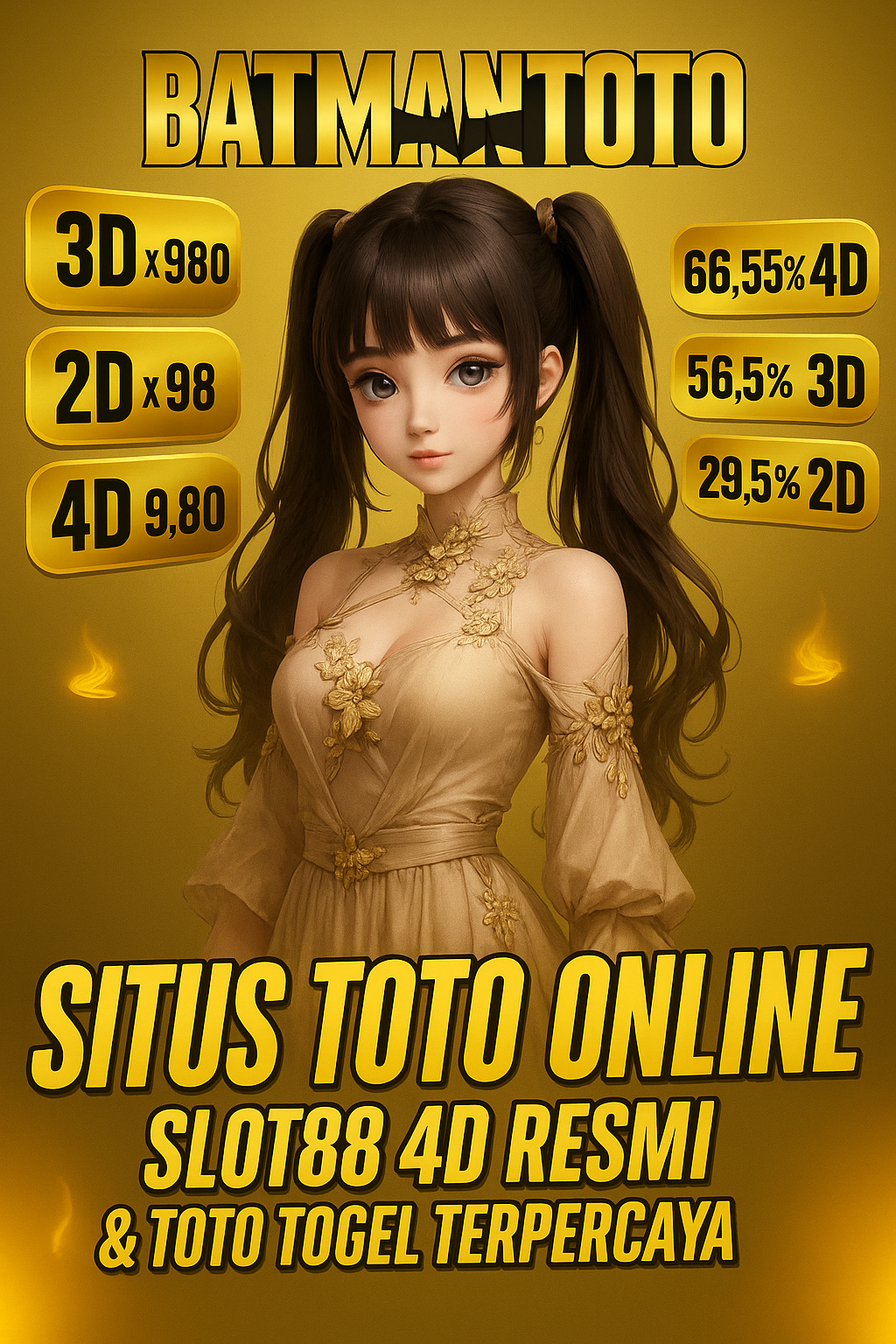 BATMANTOTO : Info Warehouse Situs Toto Online Slot88 4D Resmi & Toto Togel Terpercaya