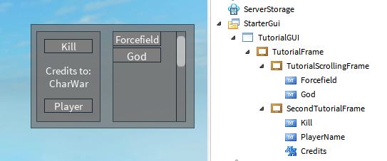 Tutorial How To Make A Gui Easy - roblox old forcefield