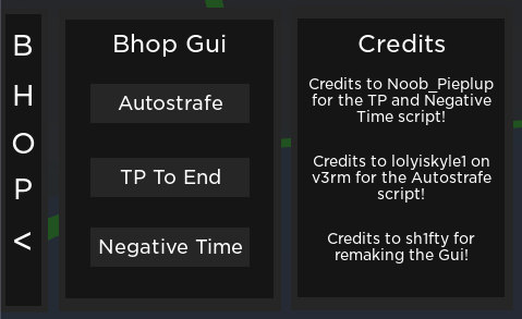 Bhop Gui Remake - roblox bhop script v3rm