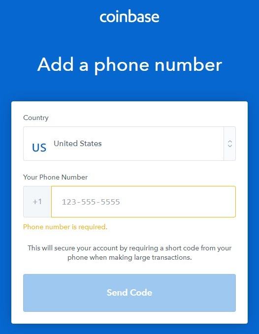 Confirmation id. Phone number*required. Turkey Phone number 123. Verification with ID Coinbase.