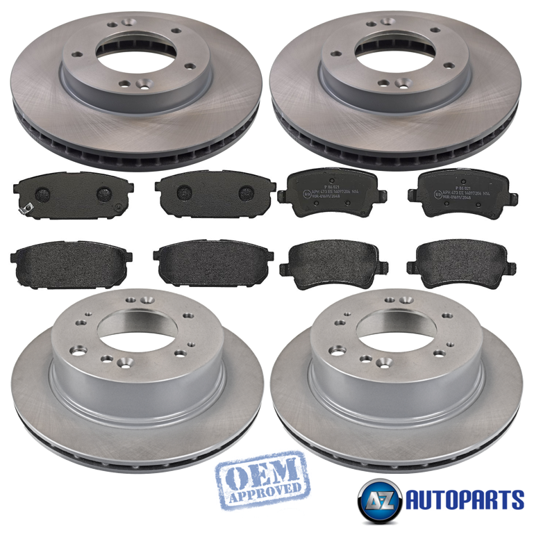 For Kia Sorento 2.5 CRDi 20062010 Front & Rear Brake Discs & Pads eBay