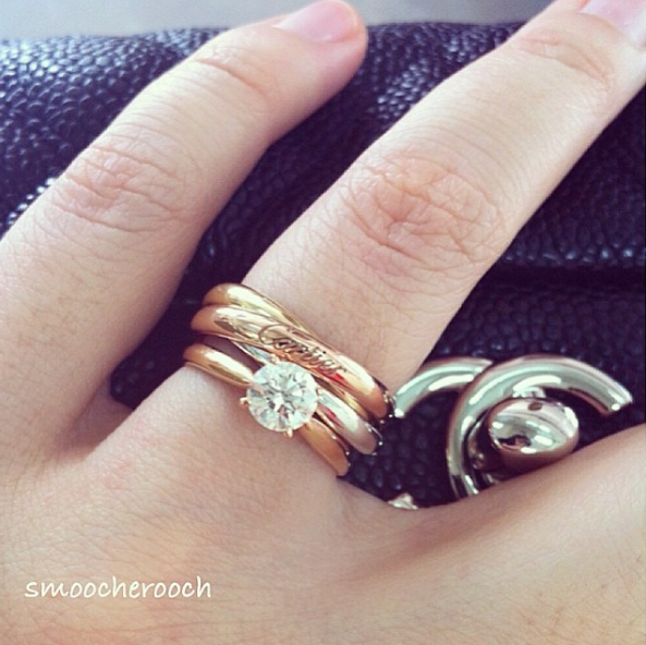 結婚指輪はカルティエのトリニティリングが人気♡婚約指輪にも♩