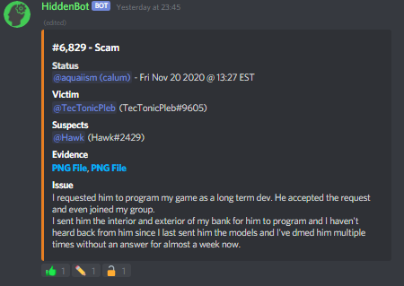 Evidence 1