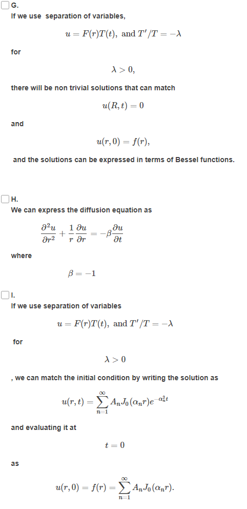 Solved Consider u(r, θ, z, t) and the diffusion equation, It | Chegg.com