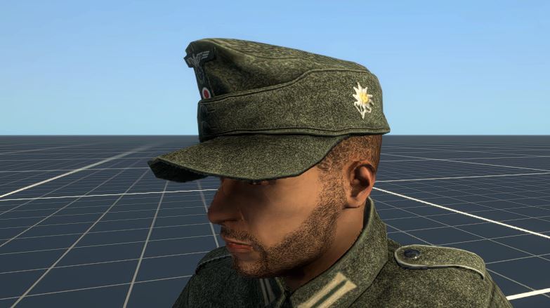 M43 with Gebirgsjäger insignia