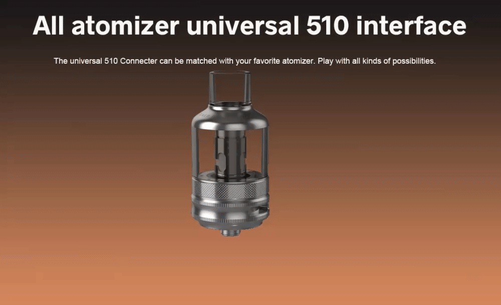 Play with all kind of possibilities with the universal 510 connector