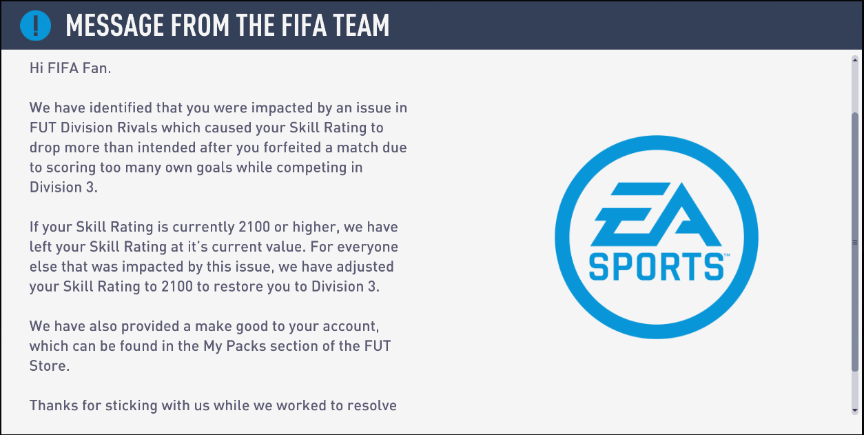 Any squad i submit gets blocked and this happens on every sbc i try. How  can i fix? : r/EASportsFC