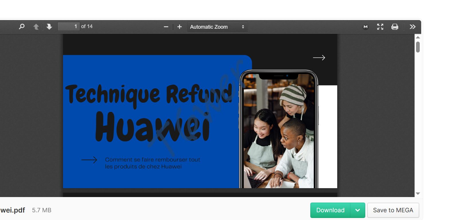FRENCH Huawei📌Fresh-Method✅-High-Quality-PDF-✅Latest-
