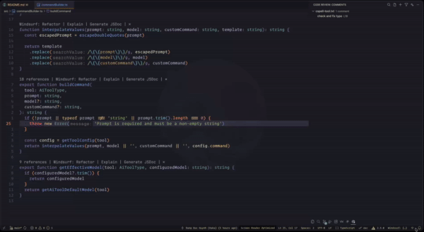 add comment for panel