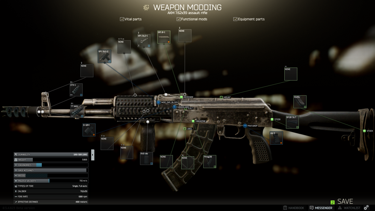 AK Pattern rifle recoil guide | Level 1, 2 & 3 : r/EscapefromTarkov