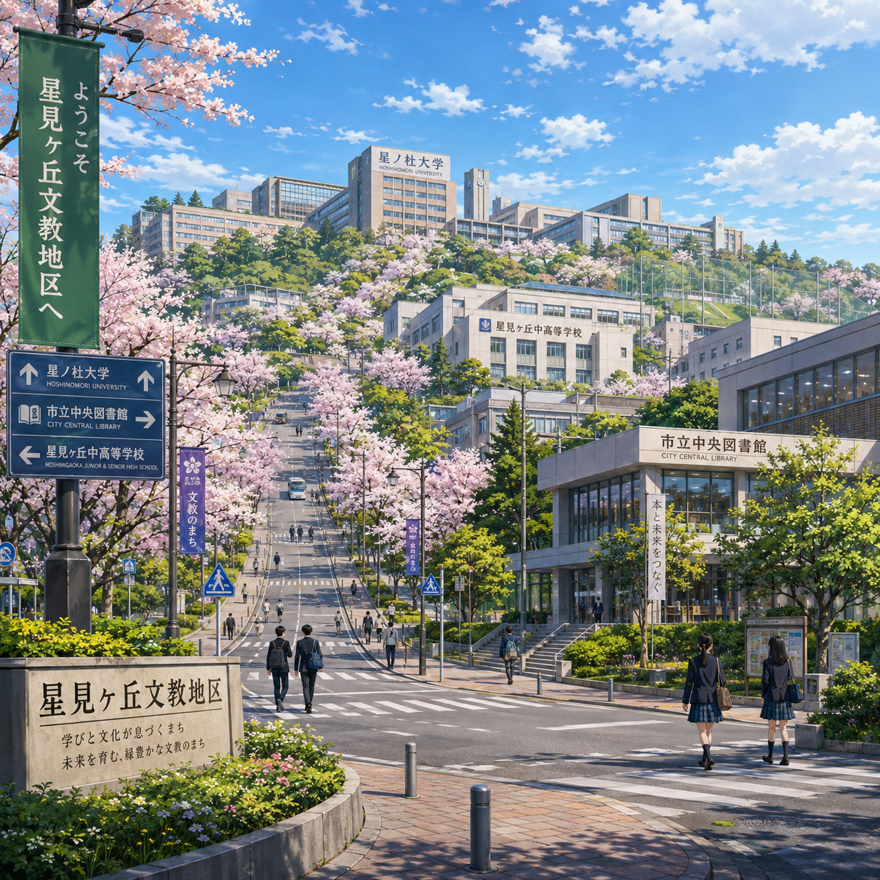 HOSHIMIGAOKA ACADEMIC DISTRICT