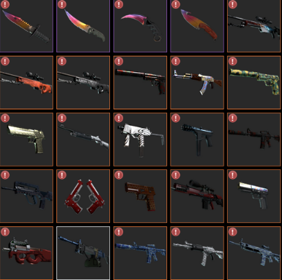 Csgo exchange как обновить инвентарь h виды оружия кс го