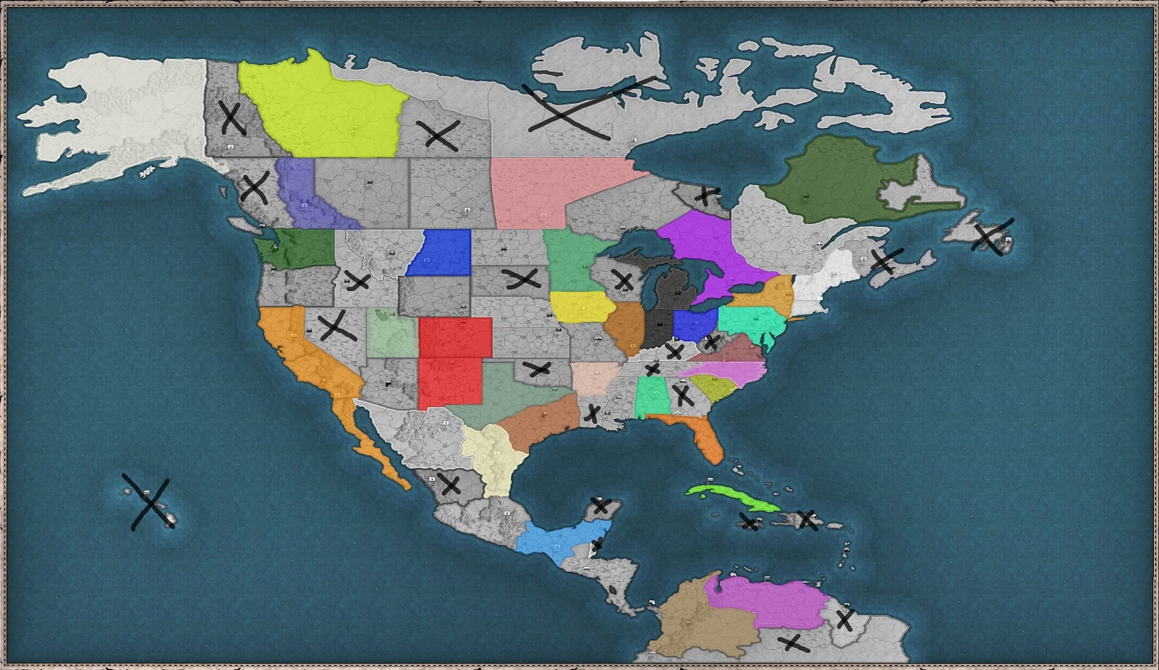 Fallout Faction Map