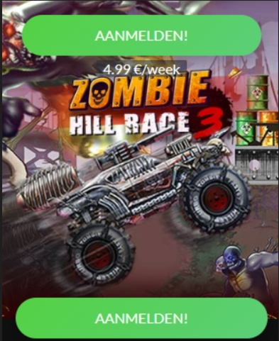 [2-click] BE | Zombie Hill Race 3 (Orange)