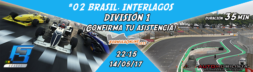 División 1 - #02 Brasil, Interlagos - Fórmula 3 Cd8ab78a3bfa0650e04aeb568633db01