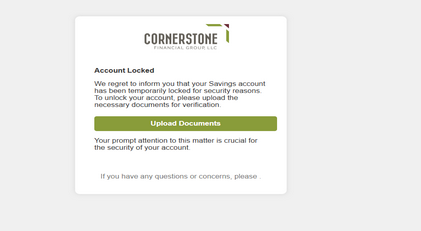 ⚫ Corner Stone FInancial ⚡ Letter High Quality Send Inbox HTML ⚡