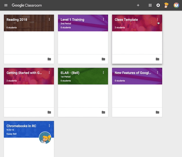 How to Create a Class Template in Google Classroom