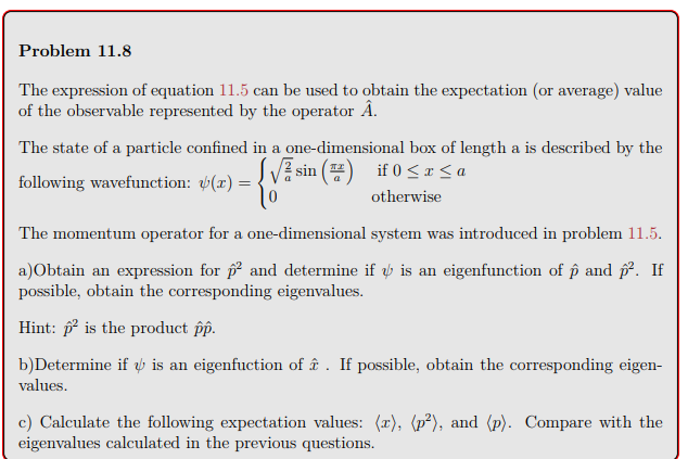 Solved Problem 11.8 The expression of equation 11.5 can be | Chegg.com