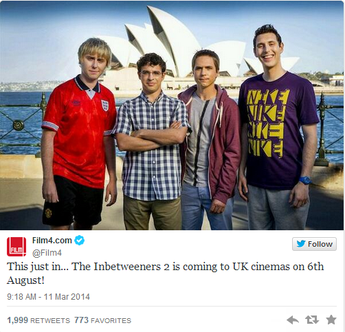 The Inbetweeners Movie 2 Release Date is 6 August Ce14a01465f36ba5b75617f53f8be186