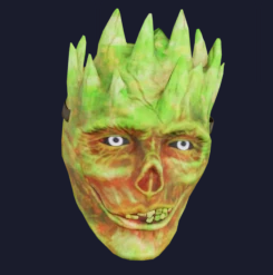 Wood King Mask