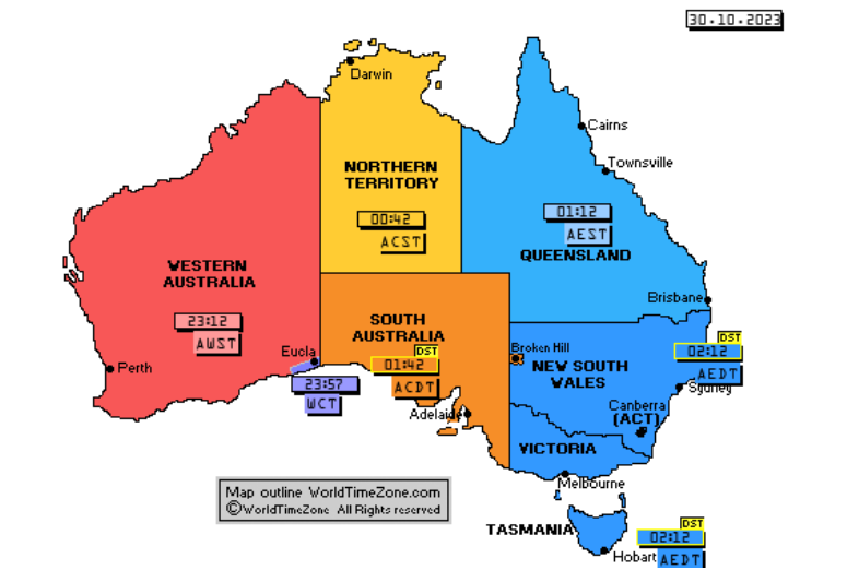 Time in australia. Часовые пояса Австралии. Часовые пояса Австралии на карте. Тайм зоны Австралии. Часовый пояса Австралии.