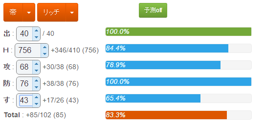 インサガ １０ 絶望 １２にて帝４体育成結果 リッチ ｔ２６０ｇ ブラック ちょこエレン Yuiのブロマガ ブロマガ