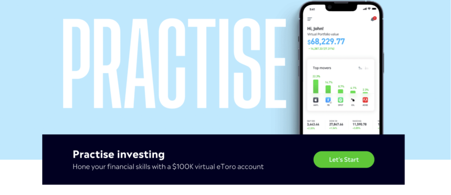 etoro offers demo trading account for copy trading
