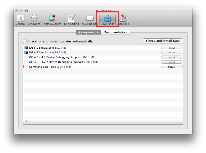 Install command line developer tools. Install command line developer tools
