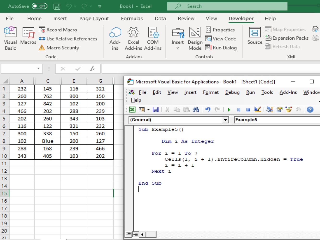 excel how many rows selected