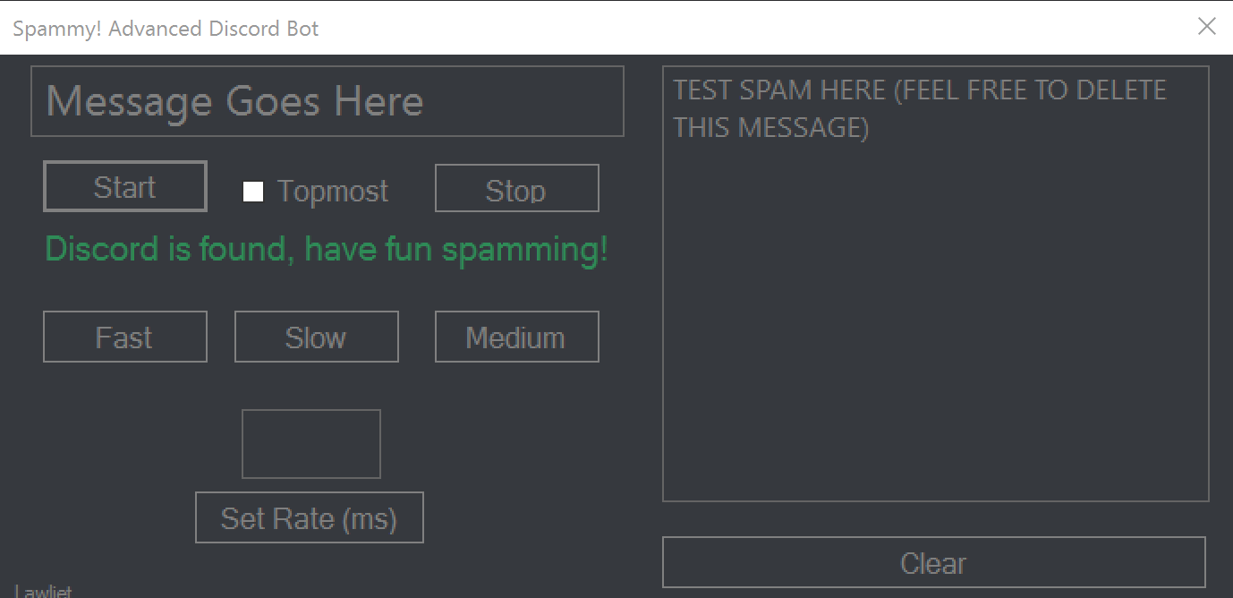 Discord Spam Bot Spammy V1 Free Semi Advanced Made By