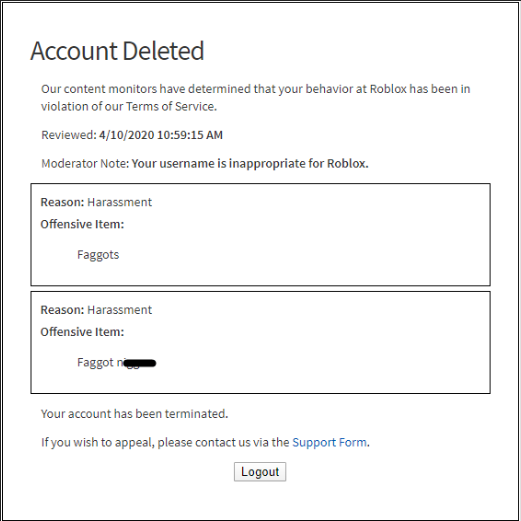 Roblox Ban Wave Reverted Info