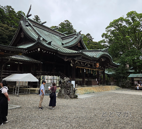 筑波山神社で安全祈願