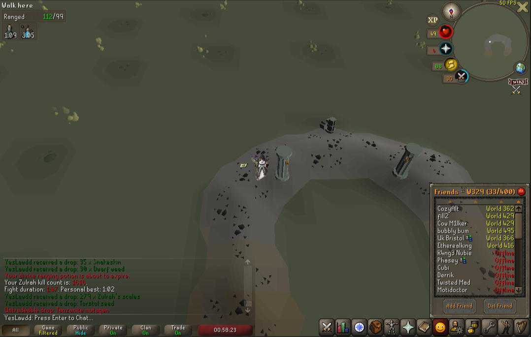 Unreal Zulrah Luck Goals Achievements Vintage Osrs Community Pvm