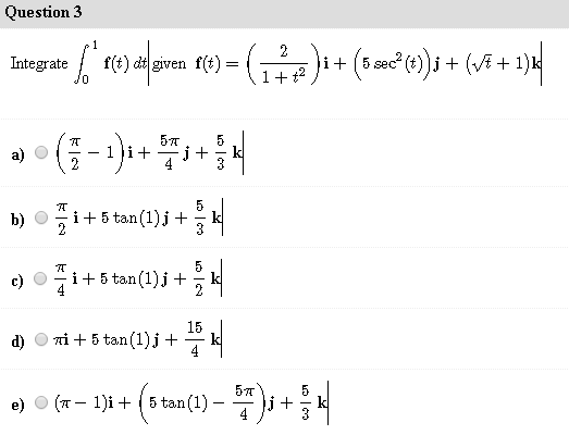 Solved Integrate Integral 0 1 F T Dt Given F T 2 1 Chegg Com