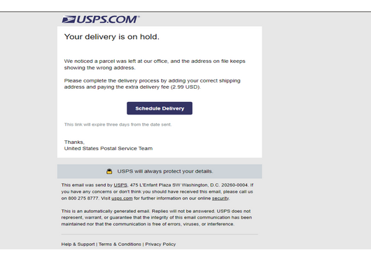 ✔️ USPS.COM Your delivery is on hold Letter Inbox To All 2025 ☑️