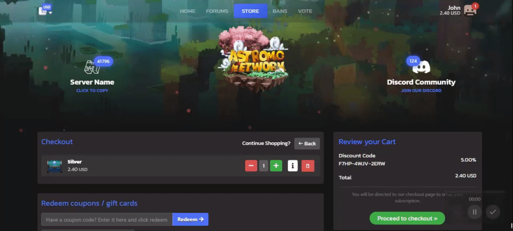 Siro - Tebex Template Siro