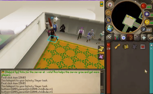 Infinity Slayer Teleport