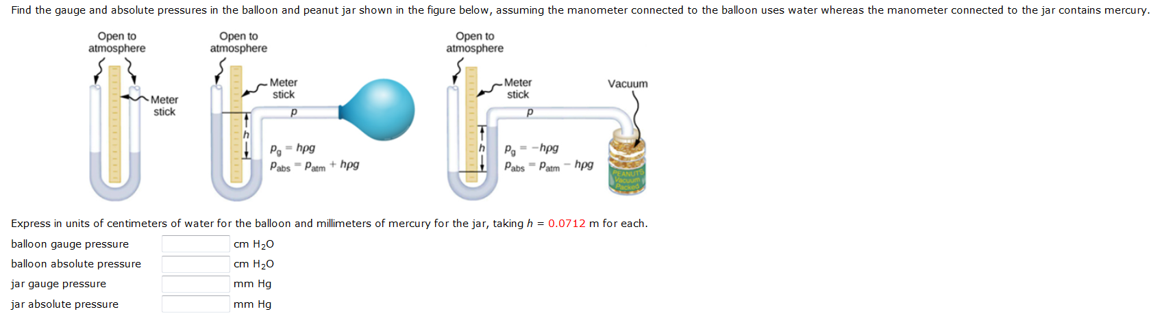 absolute pressure meter