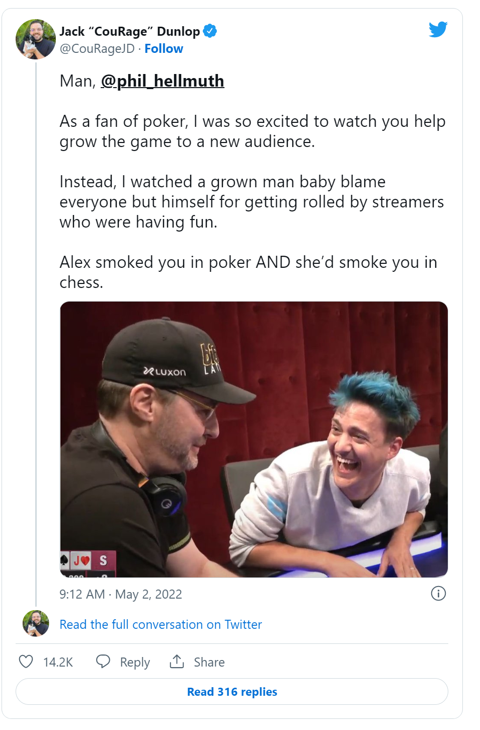 This Amateur Owned A TILTED Phil Hellmuth For $$$ ♠️ PokerStars