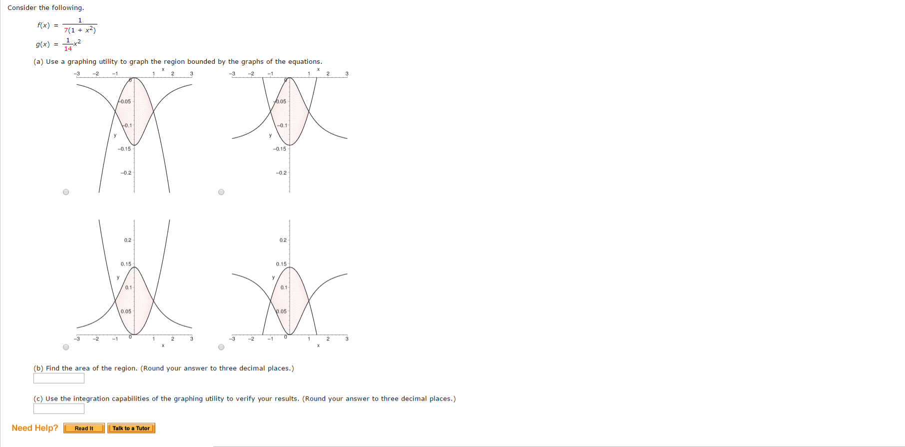 Solved Consider The Following F X 1 7 1 X 2 G X Chegg Com