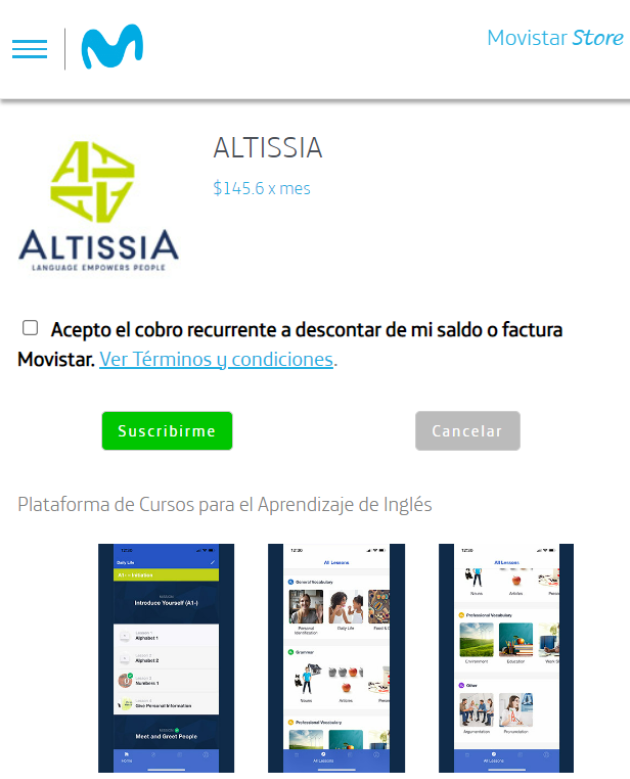 [1-click] AR | AltissIa (Movistar)