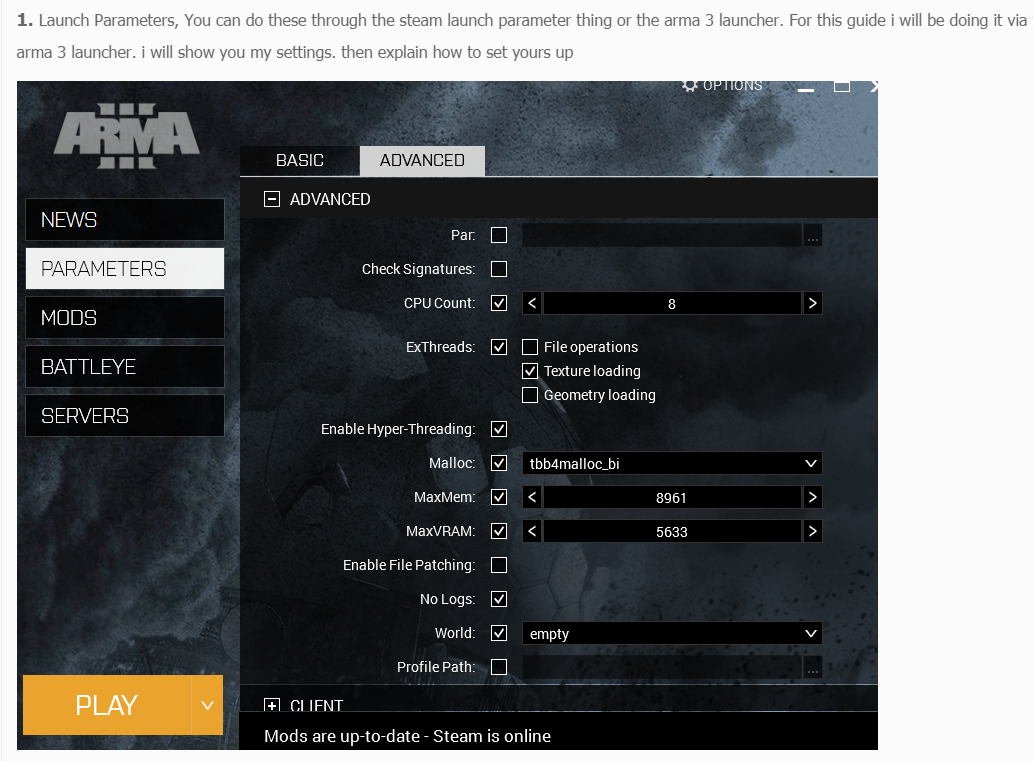 Arma 3 Optimization Troubleshooting Linus Tech Tips