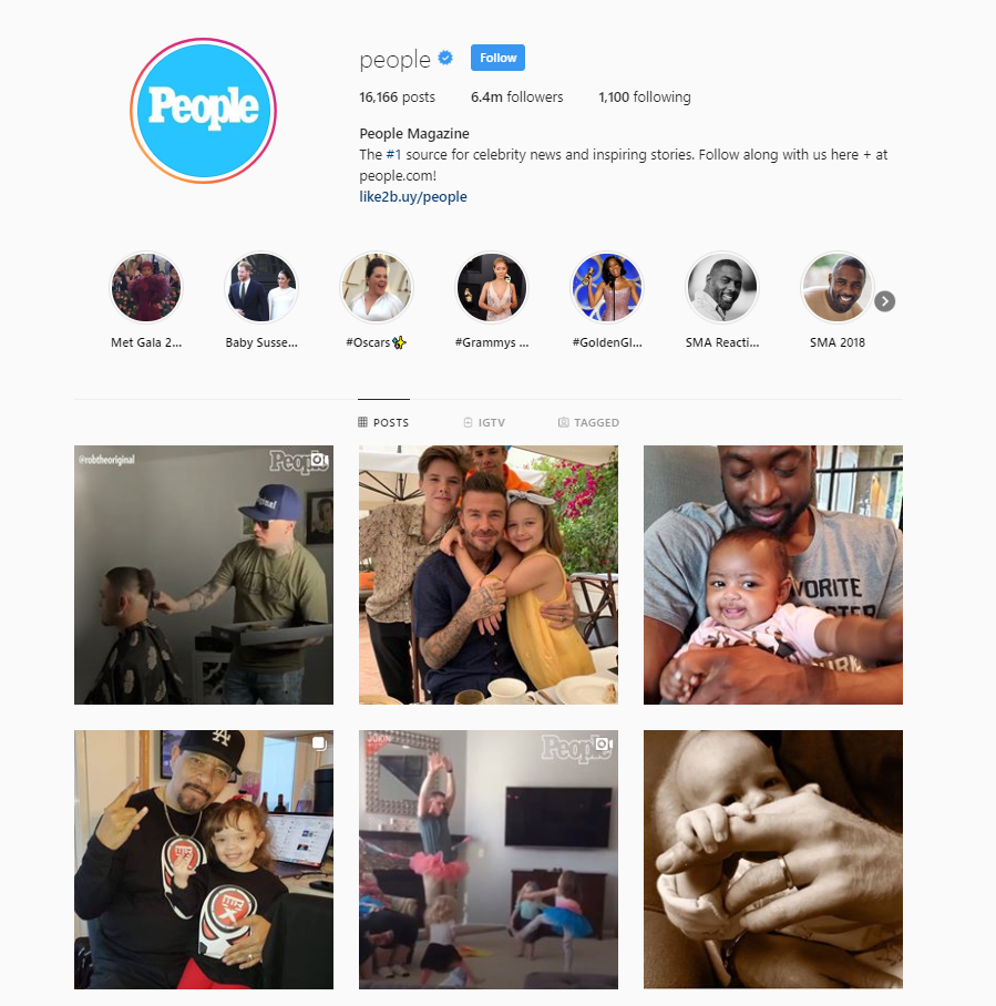 people instagram publisher