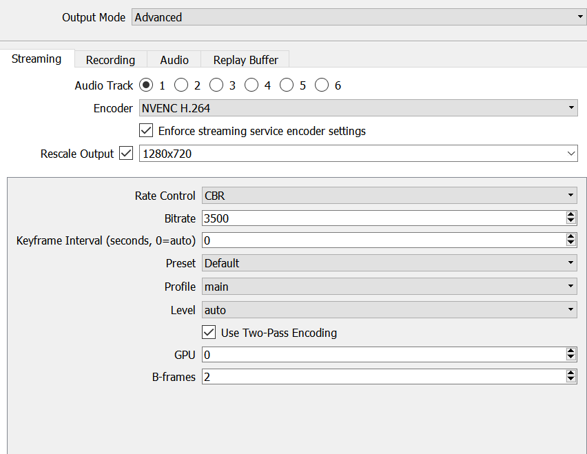 Stream drops frames every 5 minutes r/obs