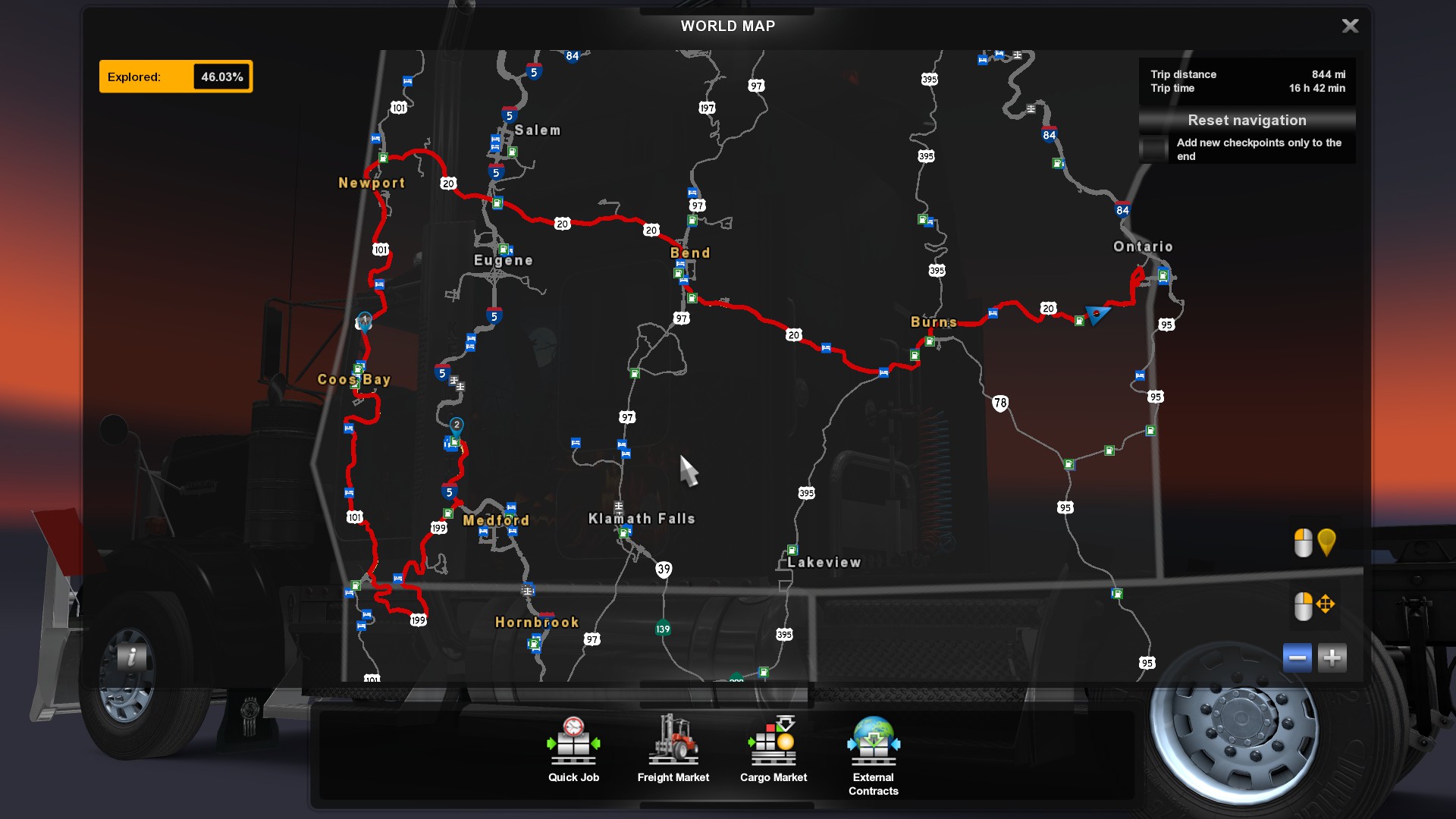 Truckersmp Map